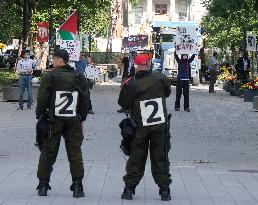 Montreal police descend on McGill to clear pro-Palestinian encampment