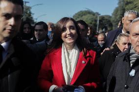 Argentina's Independen Military Parade Celebrating The 208th Anniversary Of Argentine Independence.ce Day