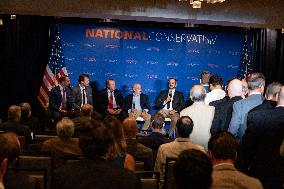 Conservative Figures Speak At The Second Day Of The National Conservatism Conference