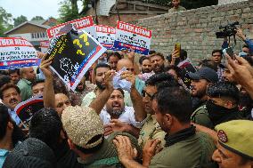 Apni Party Protest Demonstration Against Electricity Bill Hike