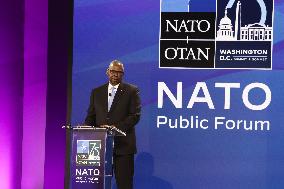 NATO Public Forum In Washington DC