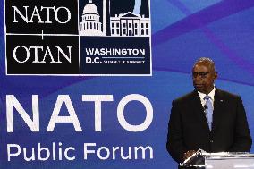 NATO Public Forum In Washington DC