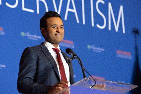 Vivek Ramaswamy Speaks At The 2024 National Conservatism Conference