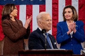 Joe Biden's First State of The Union Address - Washington