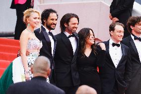 The Red Carpet For The Premiere Of The Apprentice During The 77th Cannes Film Festival