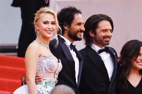 The Red Carpet For The Premiere Of The Apprentice During The 77th Cannes Film Festival