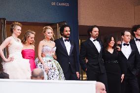 The Red Carpet For The Premiere Of The Apprentice During The 77th Cannes Film Festival