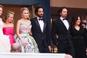 The Red Carpet For The Premiere Of The Apprentice During The 77th Cannes Film Festival