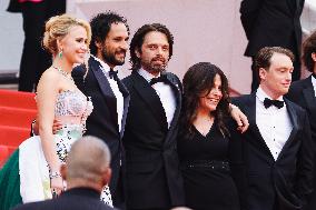 The Red Carpet For The Premiere Of The Apprentice During The 77th Cannes Film Festival