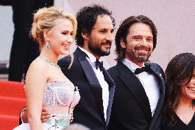 The Red Carpet For The Premiere Of The Apprentice During The 77th Cannes Film Festival