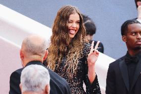 The Red Carpet For The Premiere Of The Apprentice During The 77th Cannes Film Festival