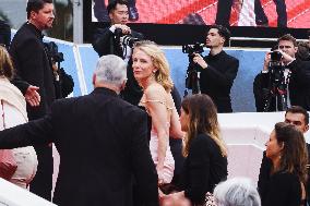 The Red Carpet For The Premiere Of The Apprentice During The 77th Cannes Film Festival