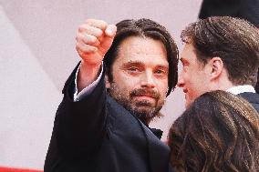 The Red Carpet For The Premiere Of The Apprentice During The 77th Cannes Film Festival