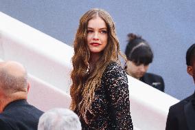 The Red Carpet For The Premiere Of The Apprentice During The 77th Cannes Film Festival