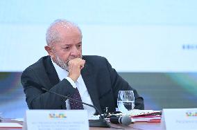 Brazil's President Luiz Inácio Lula Da Silva Holds Meeting With Waste Picker Representatives