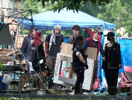 Montreal police descend on McGill to clear pro-Palestinian encampment