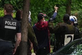 Montreal police descend on McGill to clear pro-Palestinian encampment