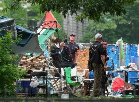 Montreal police descend on McGill to clear pro-Palestinian encampment