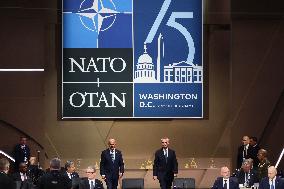 President Biden And First Lady Host NATO Allies And Partners At White House