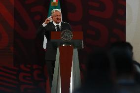 Mexico’s President Andres Manuel Lopez Obrador Briefing