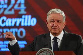 Mexico’s President Andres Manuel Lopez Obrador Briefing