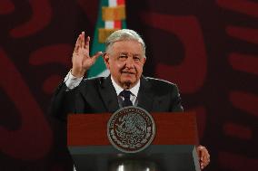 Mexico’s President Andres Manuel Lopez Obrador Briefing