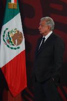 Mexico’s President Andres Manuel Lopez Obrador Briefing