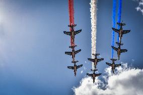 Final rehearsal for the 14 July flypast in Paris FA