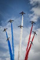 Final rehearsal for the 14 July flypast in Paris FA