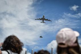 Final rehearsal for the 14 July flypast in Paris FA