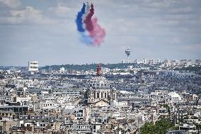 Final rehearsal for the 14 July flypast in Paris FA