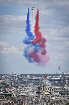 Final rehearsal for the 14 July flypast in Paris FA