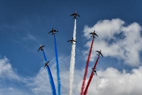 Final rehearsal for the 14 July flypast in Paris FA