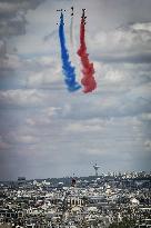 Final rehearsal for the 14 July flypast in Paris FA