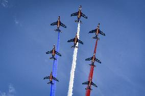 Final rehearsal for the 14 July flypast in Paris FA