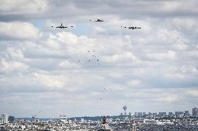 Final rehearsal for the 14 July flypast in Paris FA