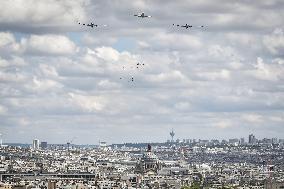 Final rehearsal for the 14 July flypast in Paris FA