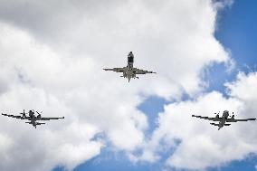 Final rehearsal for the 14 July flypast in Paris FA