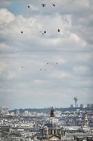 Final rehearsal for the 14 July flypast in Paris FA