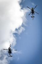 Final rehearsal for the 14 July flypast in Paris FA