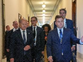 NATO Leaders Meet US Senators As Part Of The NATO Summit