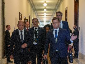 NATO Leaders Meet US Senators As Part Of The NATO Summit