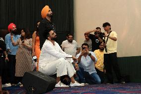 Bollywood Actors Vicky Kaushal And Ammy Virk ' Bad Newz' Movie Promotion In Jaipur