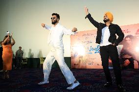 Bollywood Actors Vicky Kaushal And Ammy Virk ' Bad Newz' Movie Promotion In Jaipur