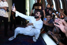 Bollywood Actors Vicky Kaushal And Ammy Virk ' Bad Newz' Movie Promotion In Jaipur