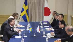 Japan-Sweden summit talks in Washington