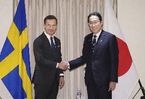 Japan-Sweden summit talks in Washington