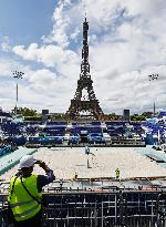 Paris Olympic beach volleyball venue