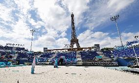 Paris Olympic beach volleyball venue