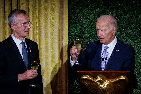 Biden Host Reception With NATO Allies - Washington